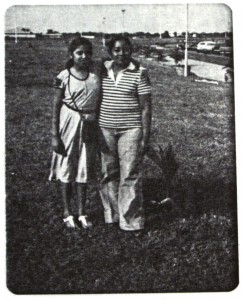 Ana Yadira, aged 11, and Maria Adela de Recinos, in 1980